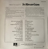 Geeta Dutt - In Memoriam (Vinyl) Image